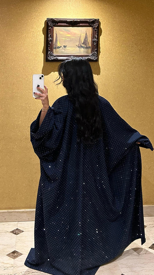 navy blue abaya